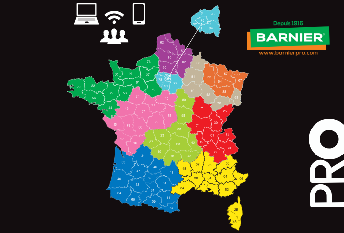 Carte commerciale Barnier